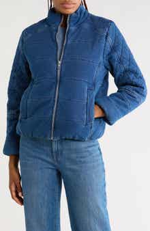 Denim Puffer Jacket
