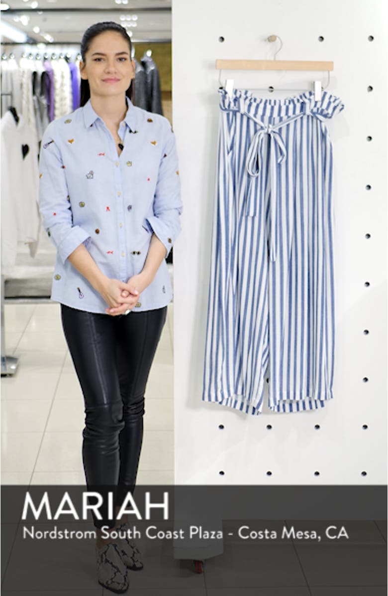 Gibson x Hi Sugarplum! Sedona Wide Leg Ankle Pants, sales video thumbnail