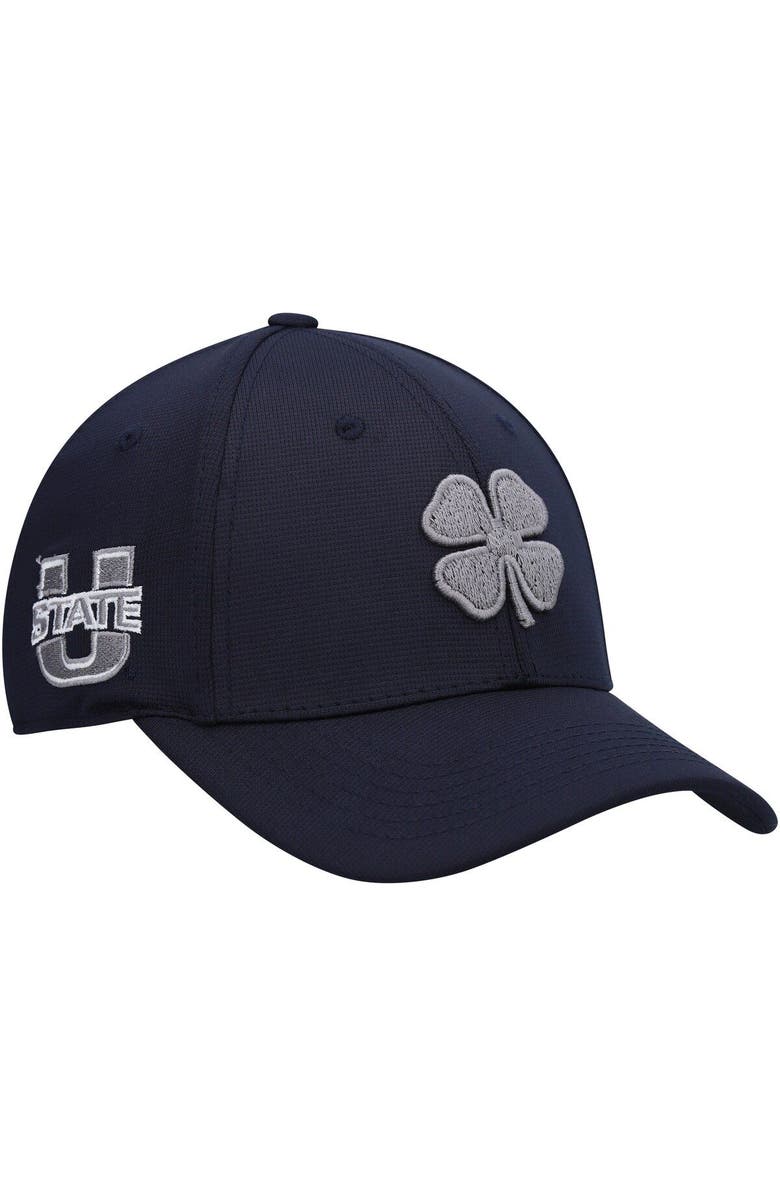 Black Clover Men's Navy Utah State Aggies Spirit Flex Hat, Main, color, 