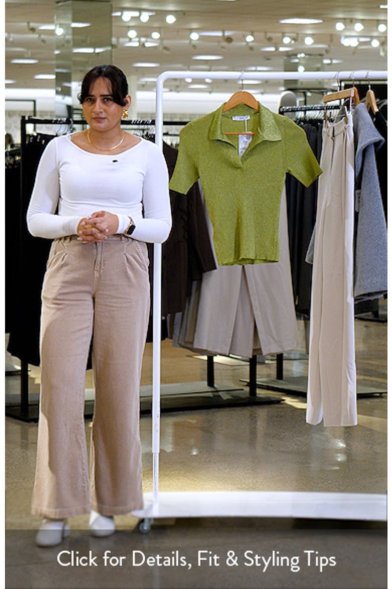 Metallic Polo Sweater video