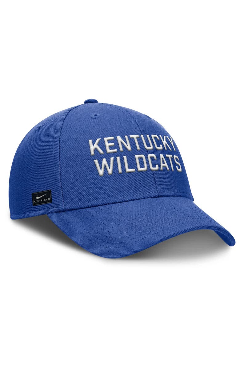 Nike Men's Nike Royal Kentucky Wildcats Rise Practice Adjustable Hat, Alternate, color, Royal