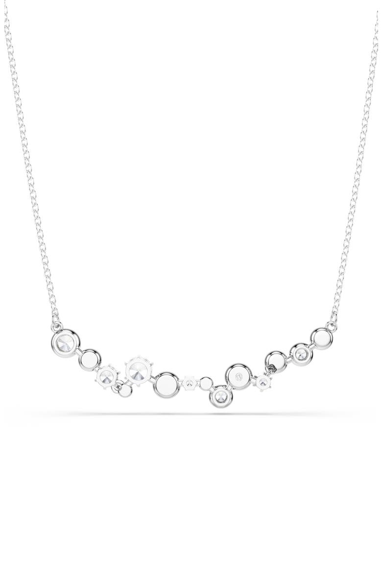 Constella Crystal Frontal Necklace, Alternate, color, RHODIUM/ CRYSTAL