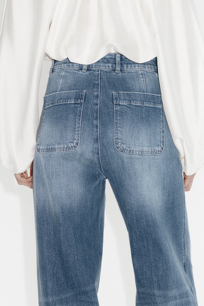 Wide High Jeans, Alternate, color, Denim blue