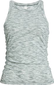 Zella Reset Ruched Rib Tank