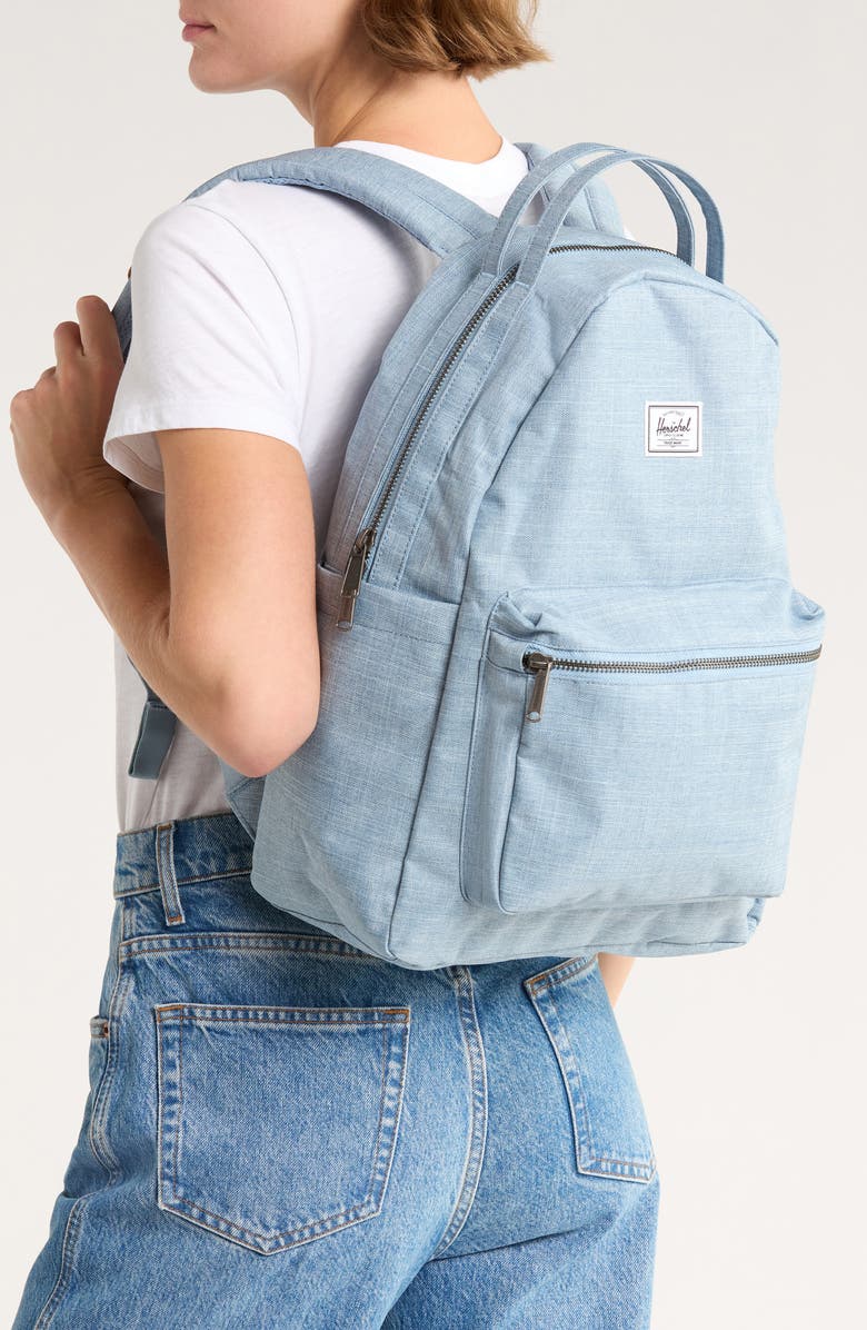 Herschel Supply Co. Nova Backpack, Alternate, color, Ashley Blue Crosshatch