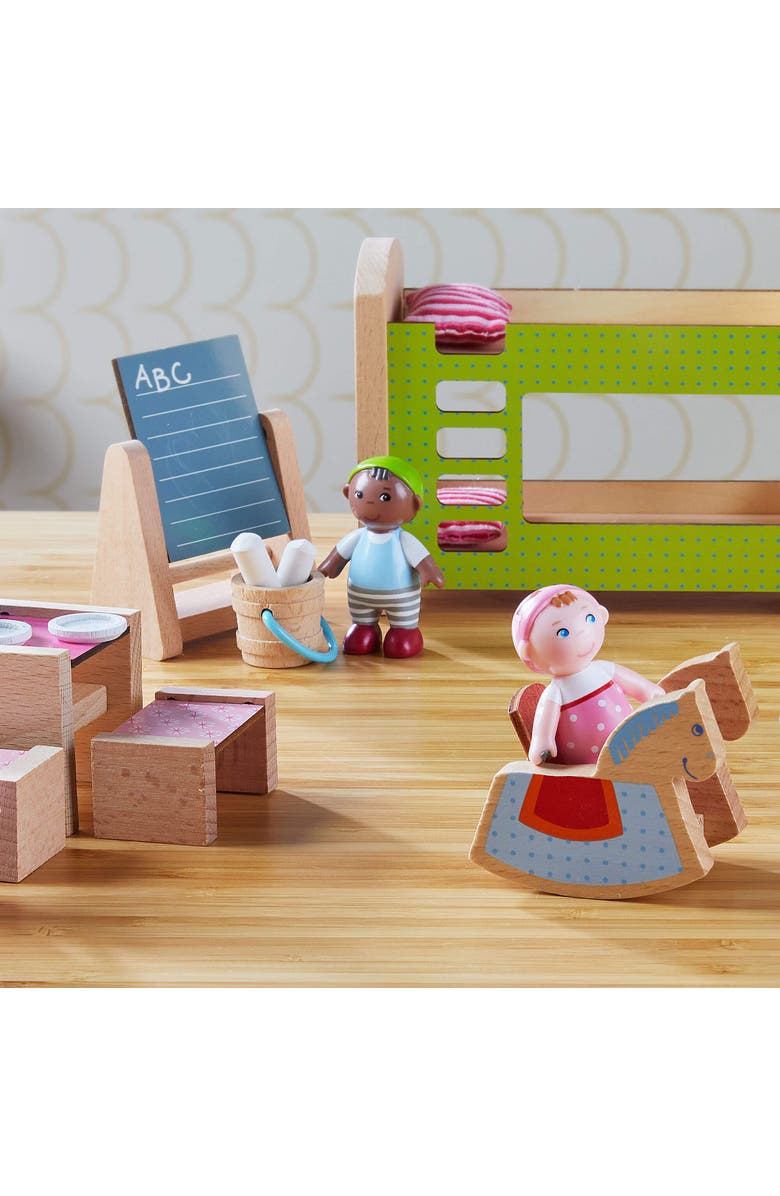 HABA Little Friends Family Time - Mom, Dad and Baby Dollhouse Toy Figures, Alternate, color, Multi