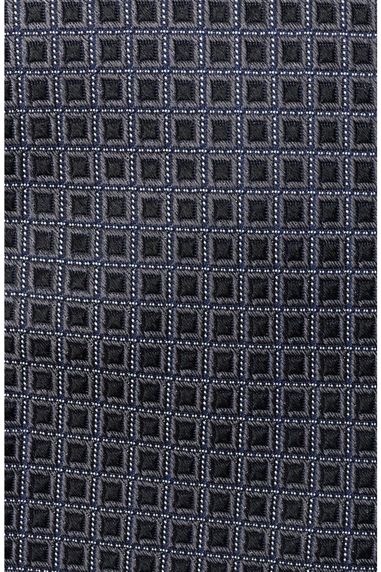 Stailey Neat Stretch SilkJacquard Tie, Alternate, color, BLACK