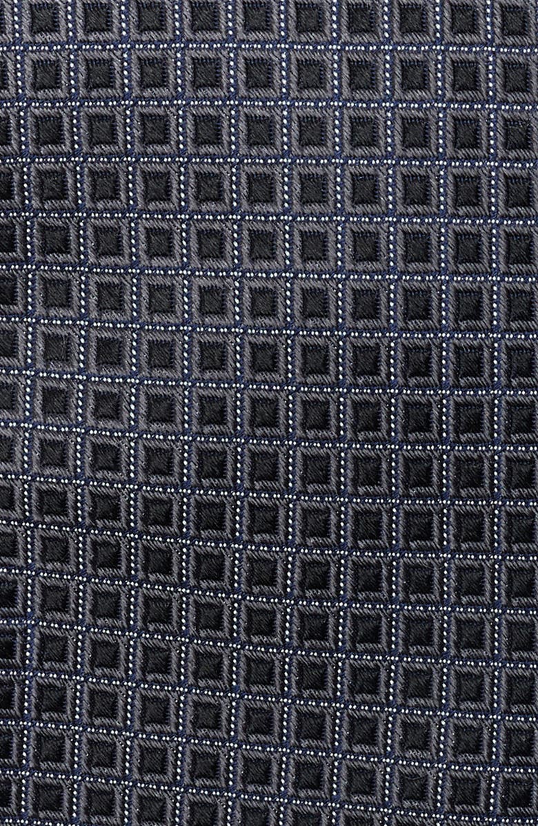 Nordstrom Stailey Neat Stretch Cotton Jacquard Tie, Alternate, color, Black