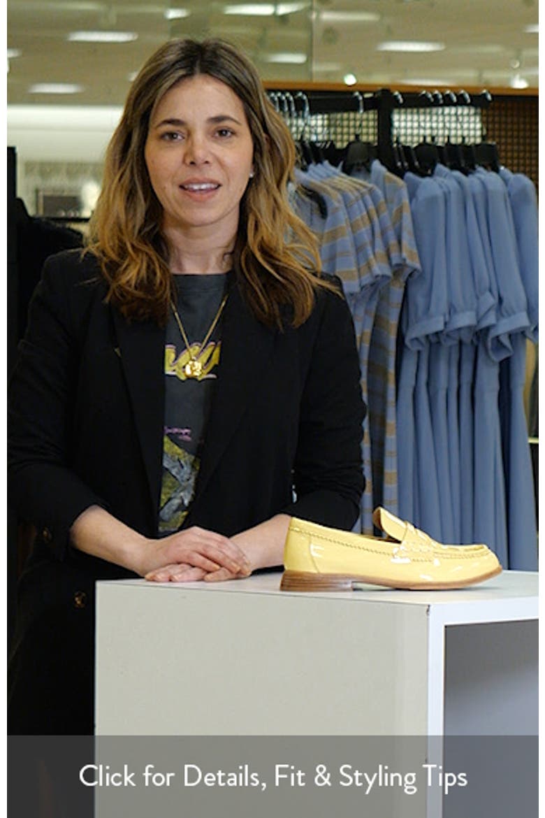 Gillian Patent Leather Penny Loafer video