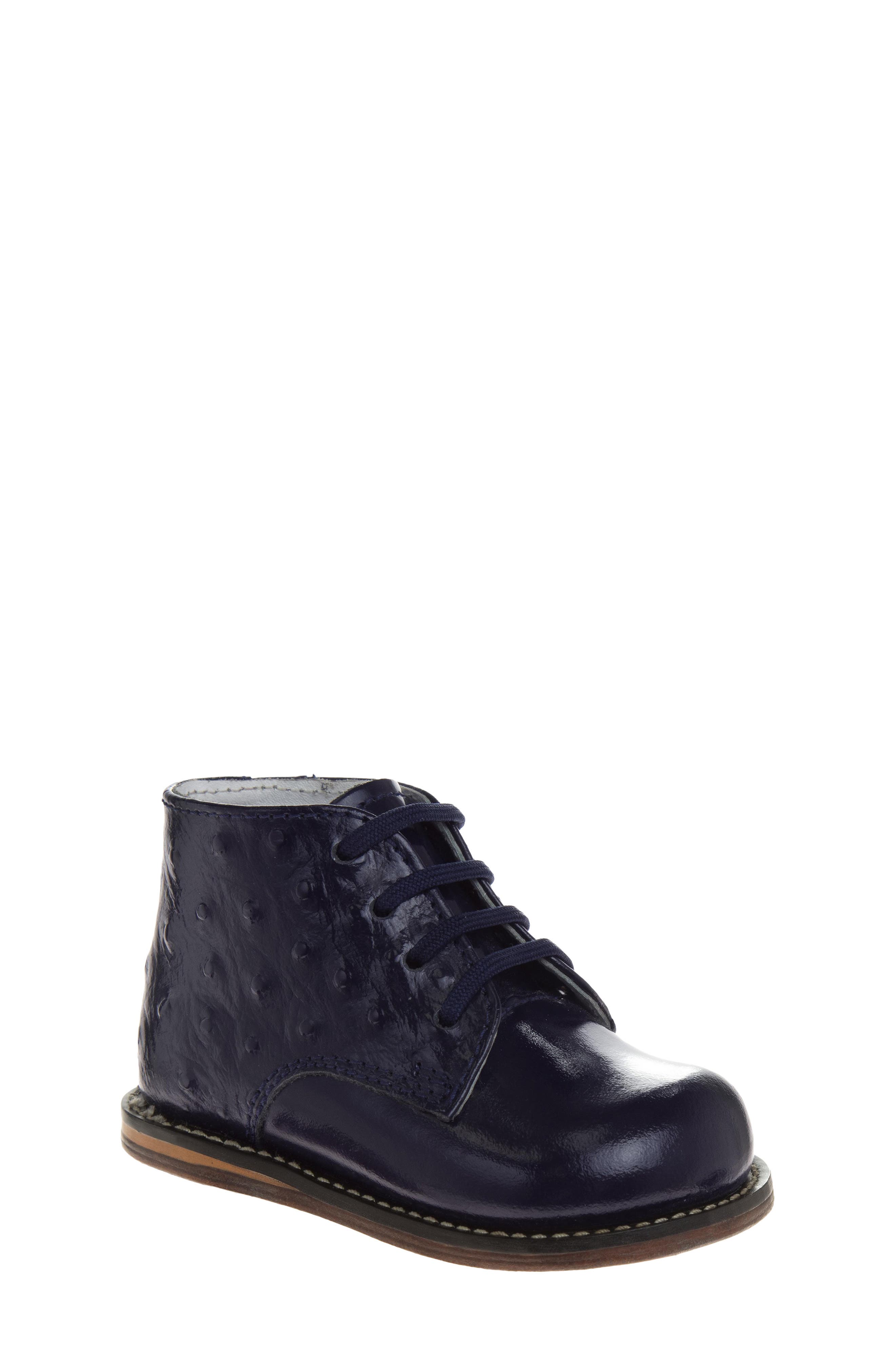 Kids' Ostrich Texture Faux Leather Bootie