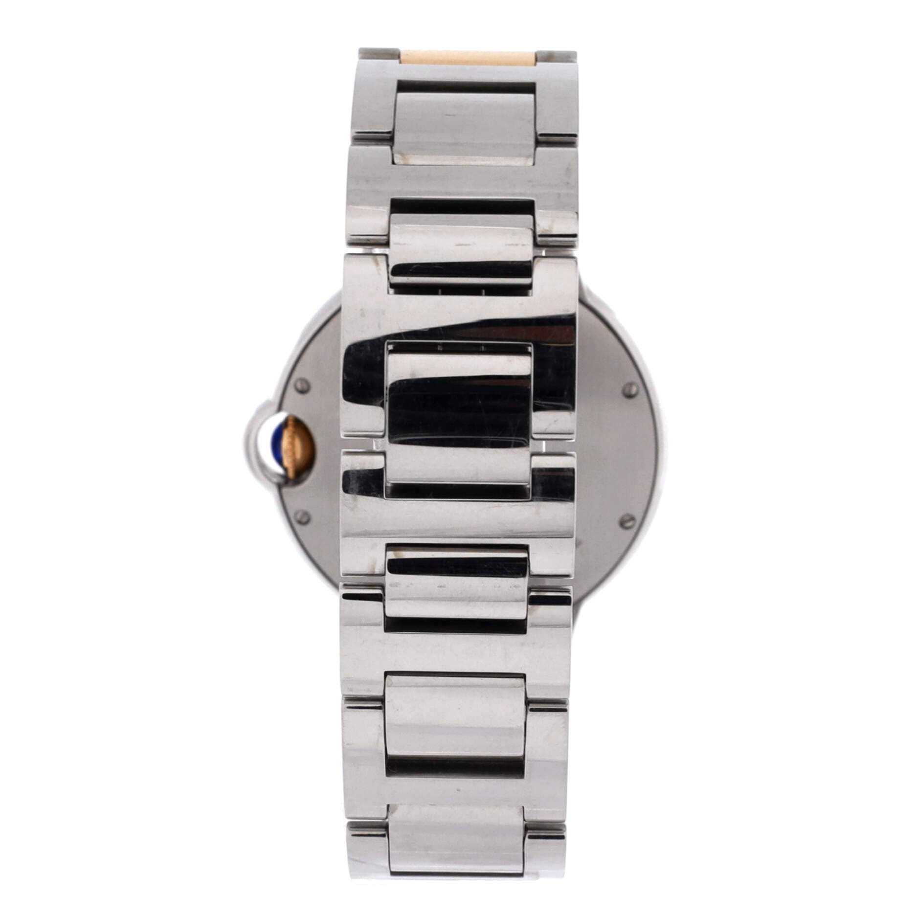 Ballon Bleu de Cartier Automatic Watch Stainless Steel and Rose Gold with Diamond Markers 36, Alternate, color, Metallic Gold