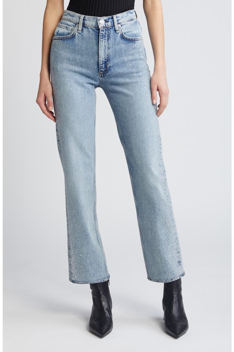 Harlow Ankle Straight Leg Jeans, Main, color, LYRAWJEWEL