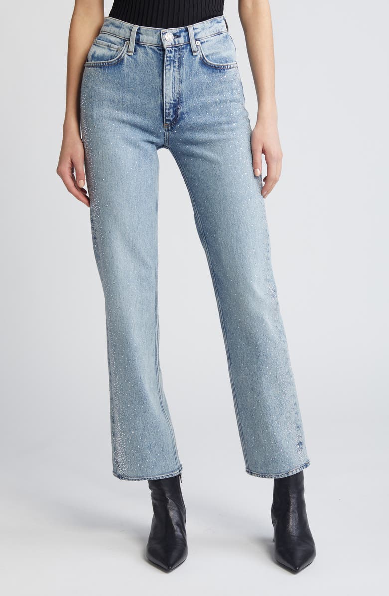rag & bone Harlow Ankle Straight Leg Jeans, Main, color,