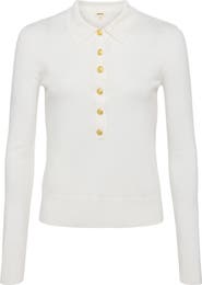 L'AGENCE Sterling Collar Sweater