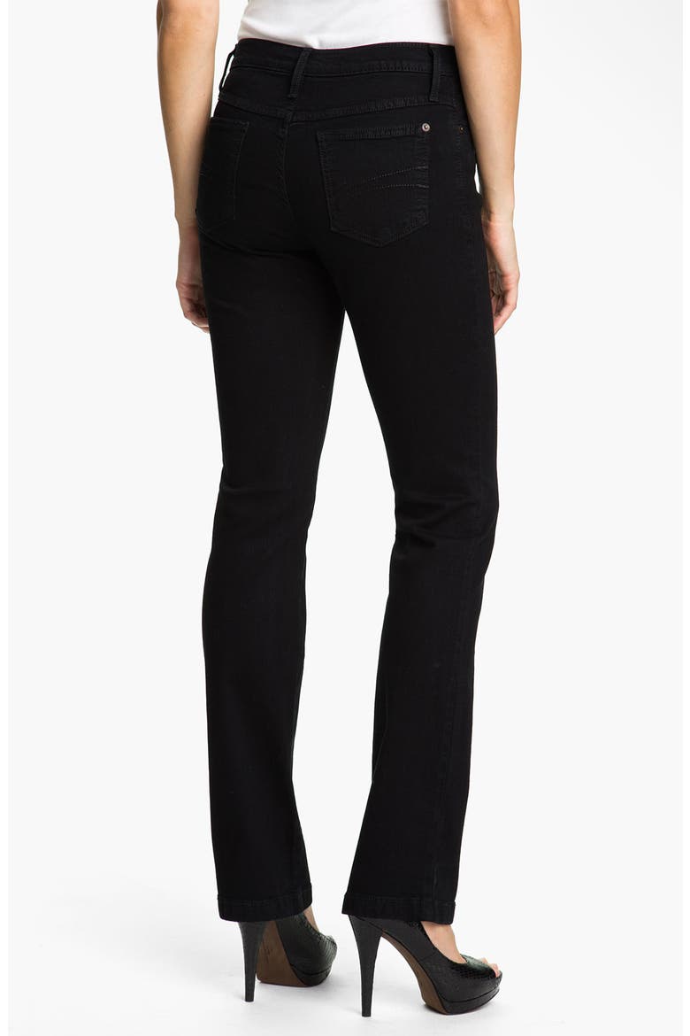 Straight Leg Jeans, Alternate, color, OVERDYE BLACK