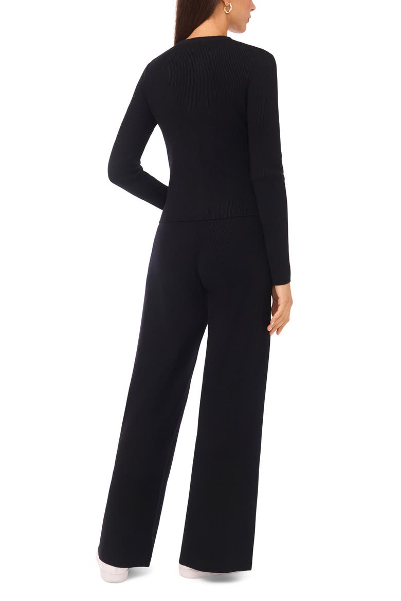 Ribbed Pants, Alternate, color, RICH BLACK