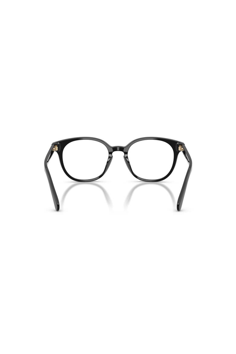 52mm Round optical glasses, Alternate, color, Black