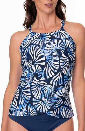Biana Drape Tankini Bikini Top