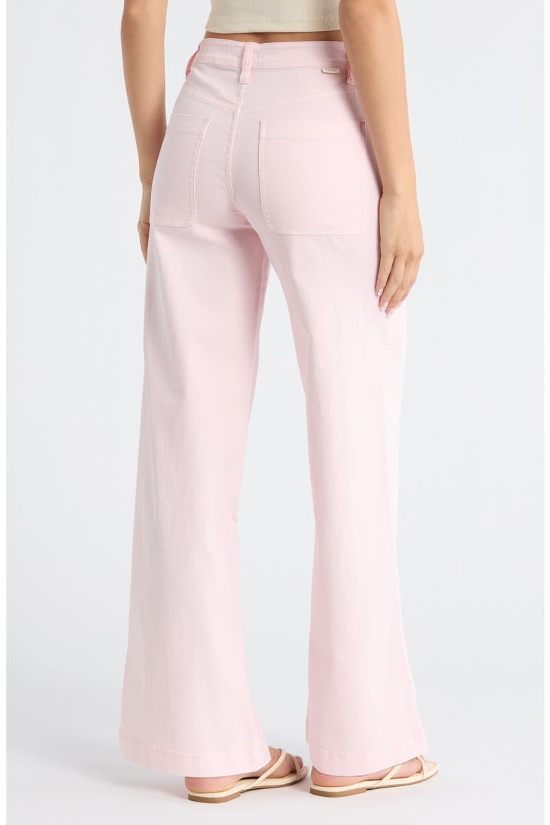 Rival High Waist Wide Leg Jeans, Alternate, color, ROSEWATER