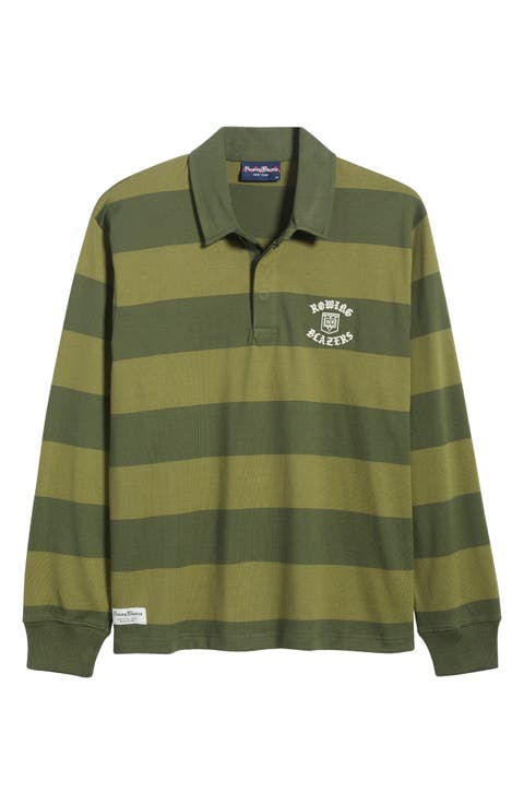 Harrison Long Sleeve Organic Cotton Rugby Polo