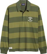 ROWING BLAZERS Harrison Long Sleeve Organic Cotton Rugby Polo