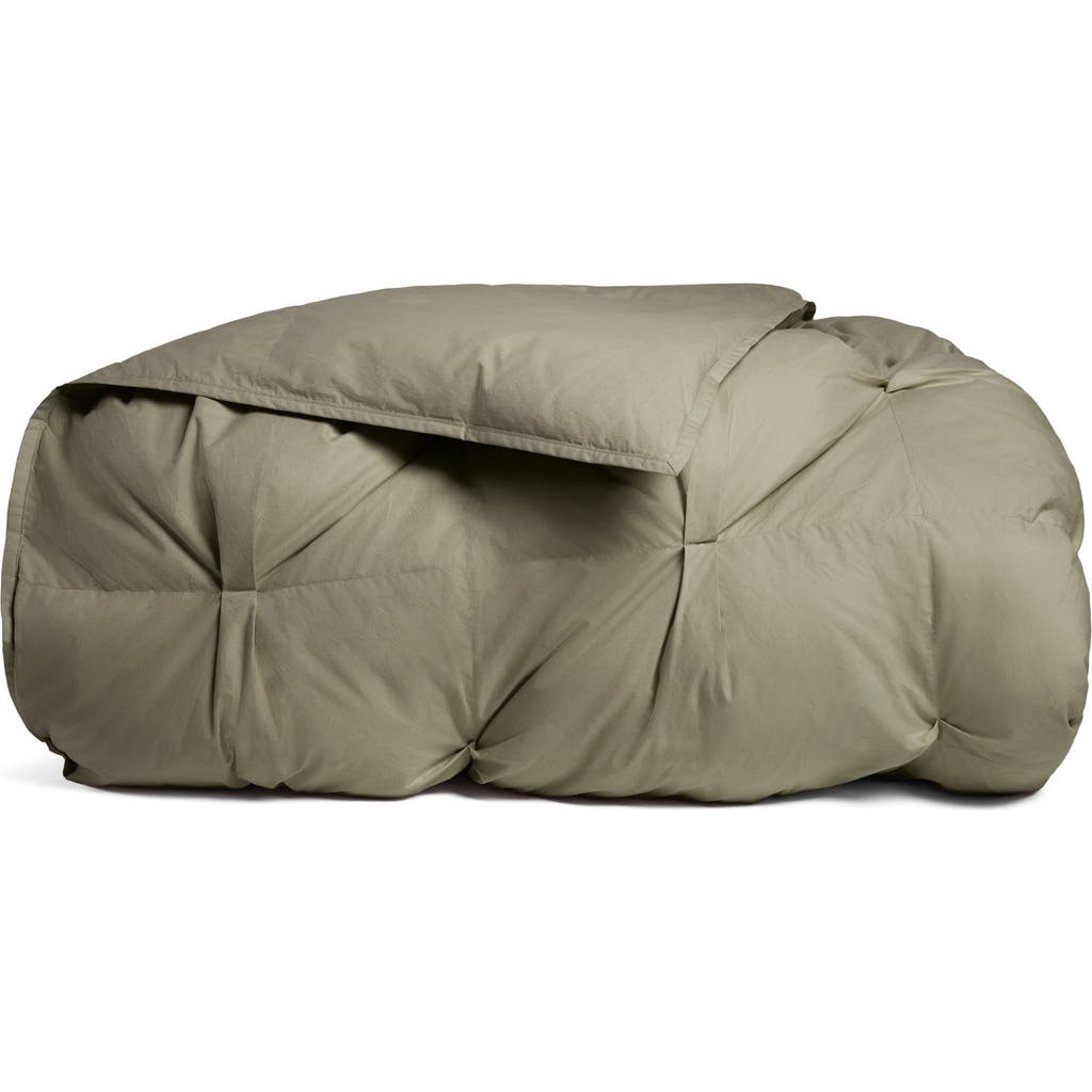 Parachute Organic Cotton Puff Comforter In Moss