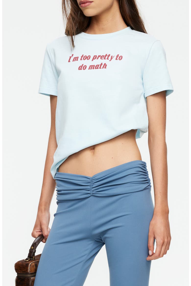 Too Pretty Asymmetric T-Shirt, Alternate, color, ICE