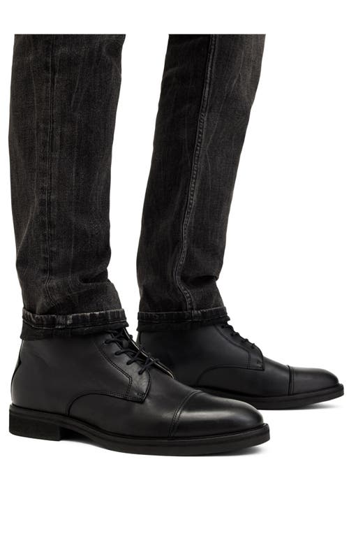 Allsaints Drago Combat Boot In Black