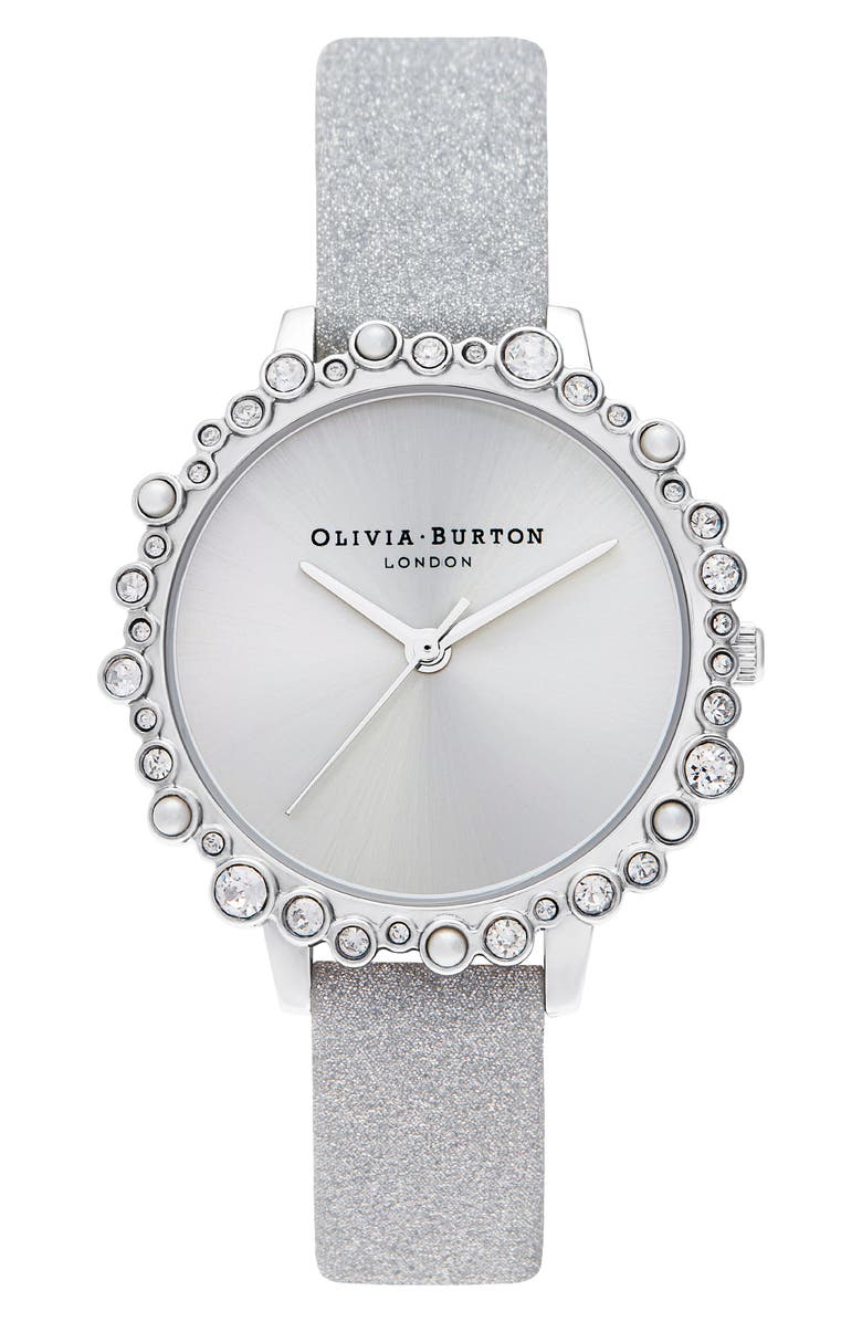 Olivia Burton Under the Sea Bejeweled Bubble Watch, 30mm, Main, color,