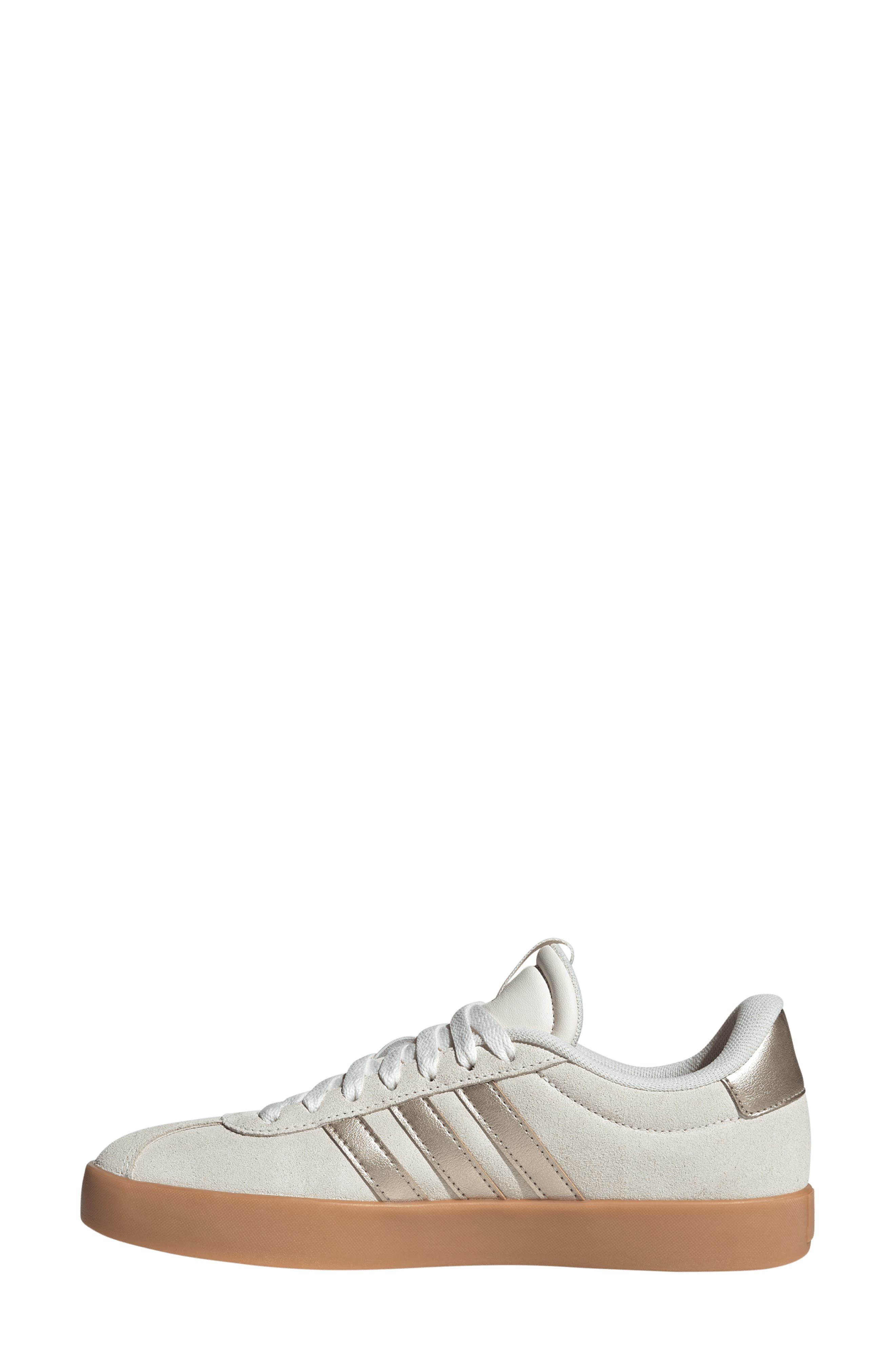 adidas VL Court 3.0 Sneaker, Alternate, color, Off White/ Cyber/ Gold