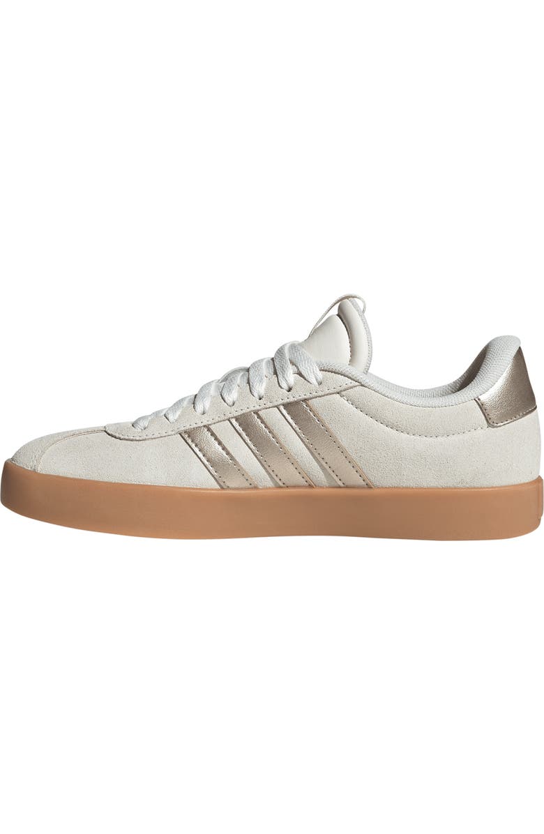 adidas VL Court 3.0 Sneaker, Alternate, color, Off White/ Cyber/ Gold