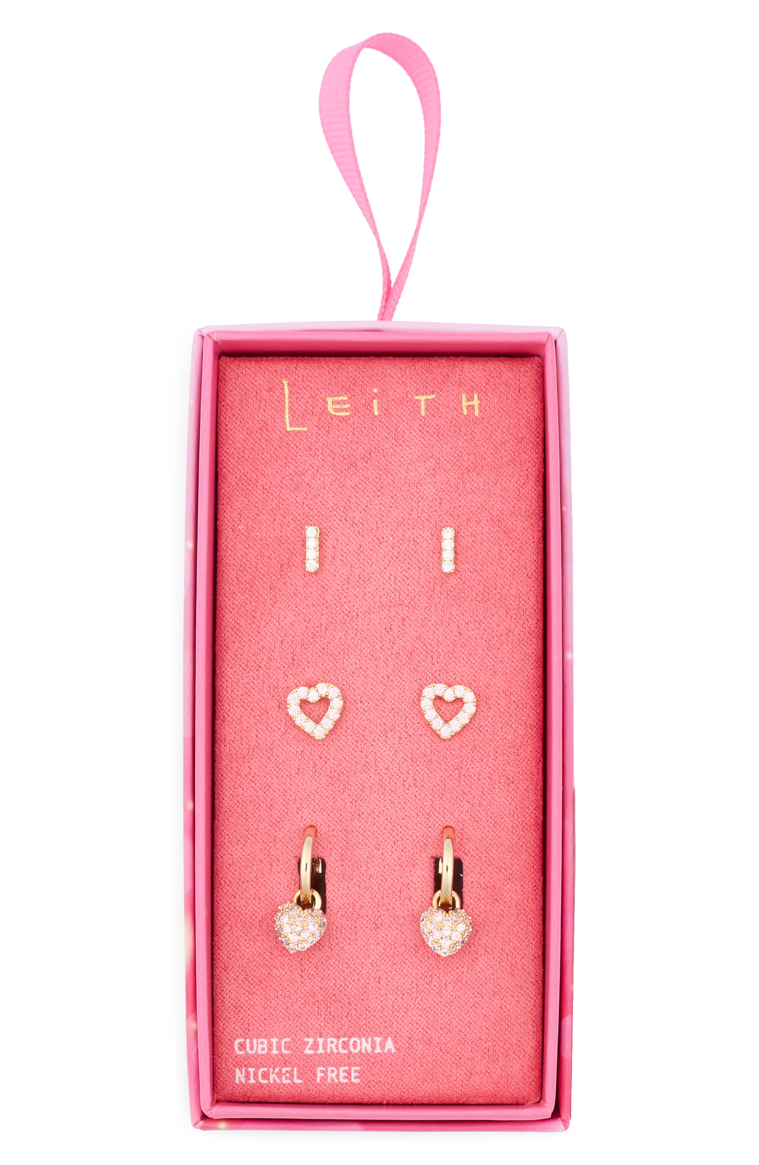 Leith Assorted 3-Pack Earrings Set