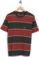 RVCA Dayshift Stripe Cotton Pocket T-Shirt