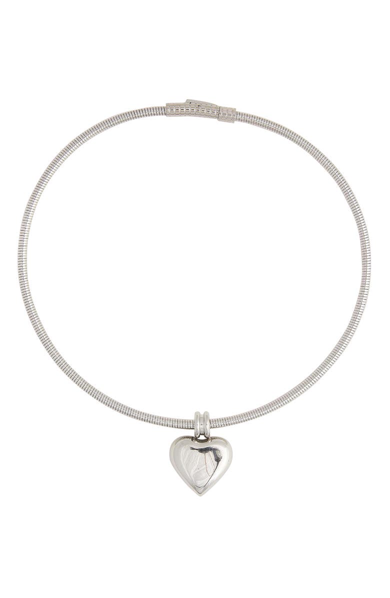 Petit Moments Irresistible Heart Charm Necklace, Main, color, 