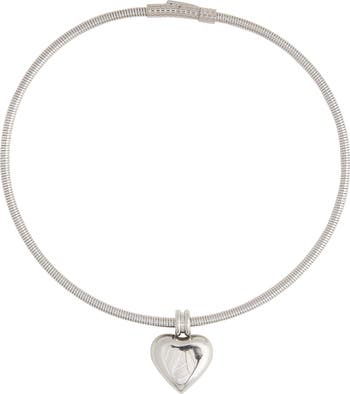 TATIANA☆[SILVER925] Petit Cubic Plump Heart Necklace MUSINSA | TATIANA (SILVER925) Petit Cubic Plump Heart