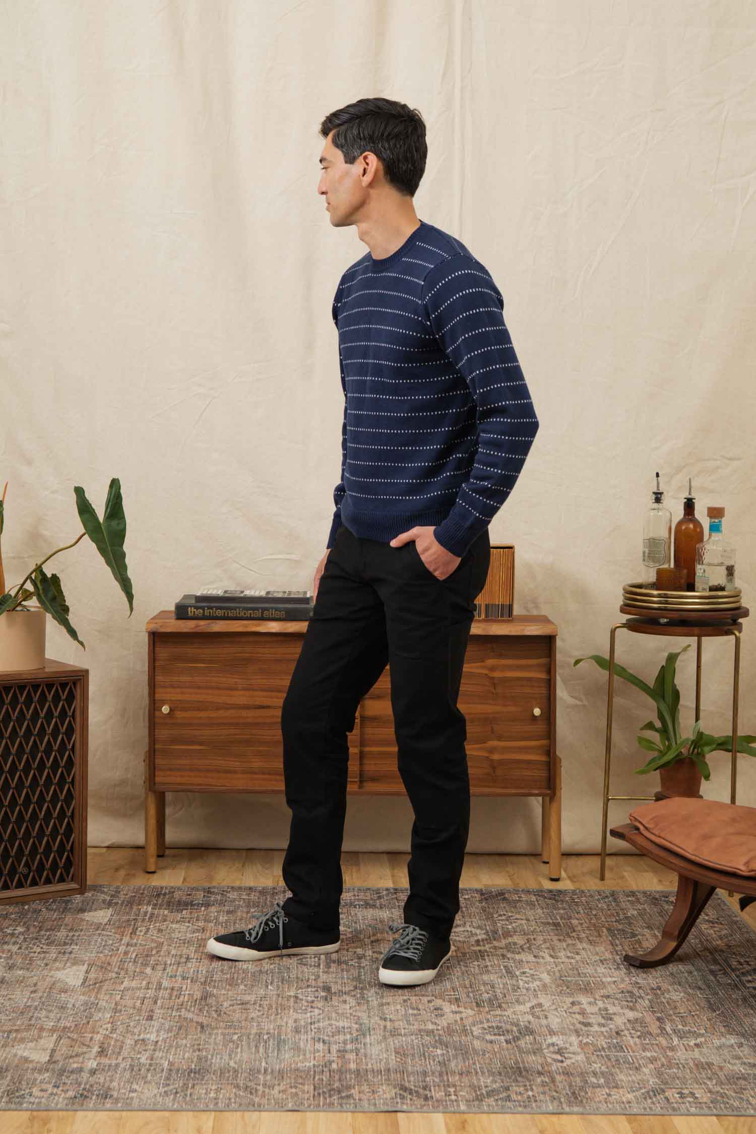 Bridge & Burn Orson Merino Wool Blend Sweater (Men) | Nordstrom