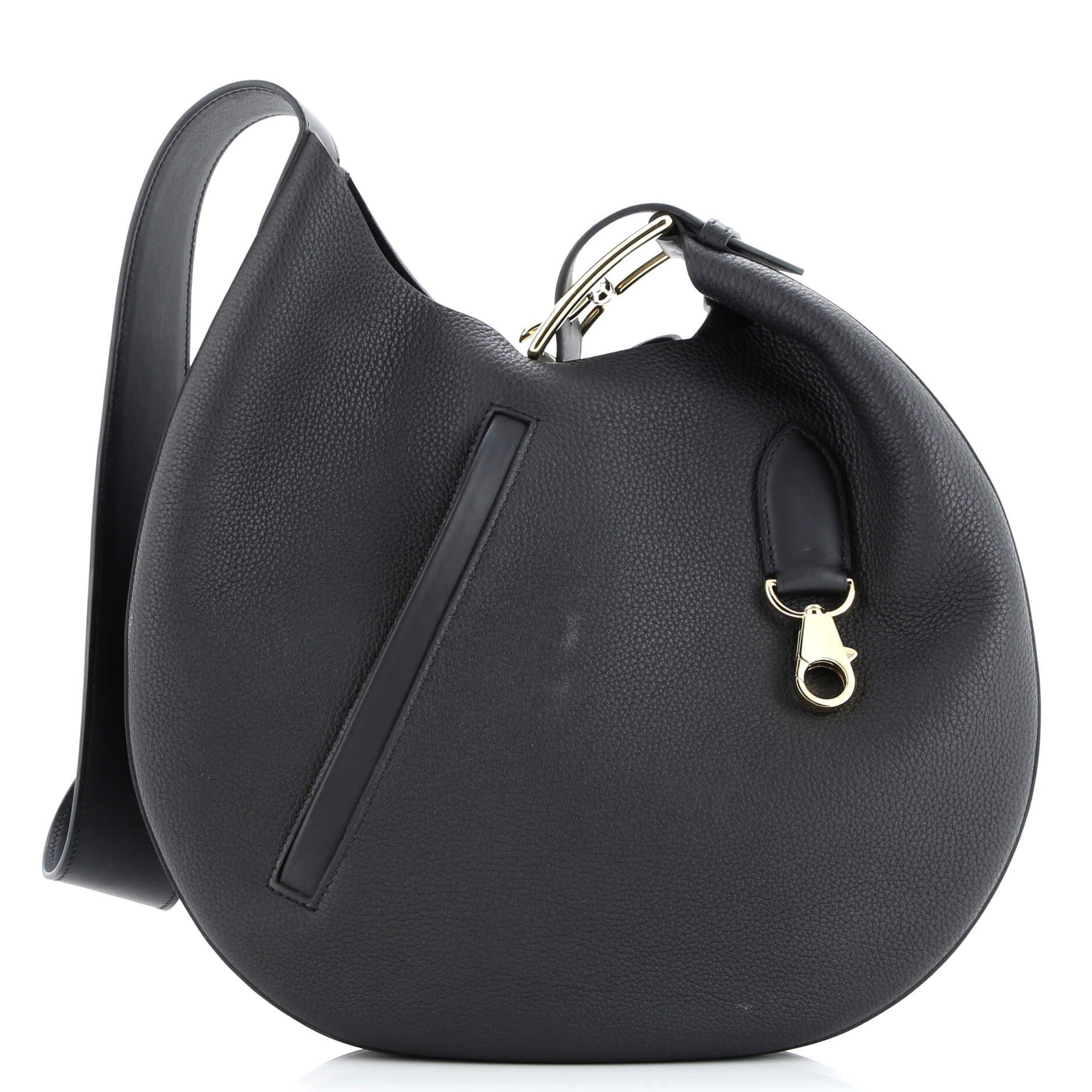 Pre-Owned Hermes Arcon Bag Togo and Swift, Alternate, color, Noir