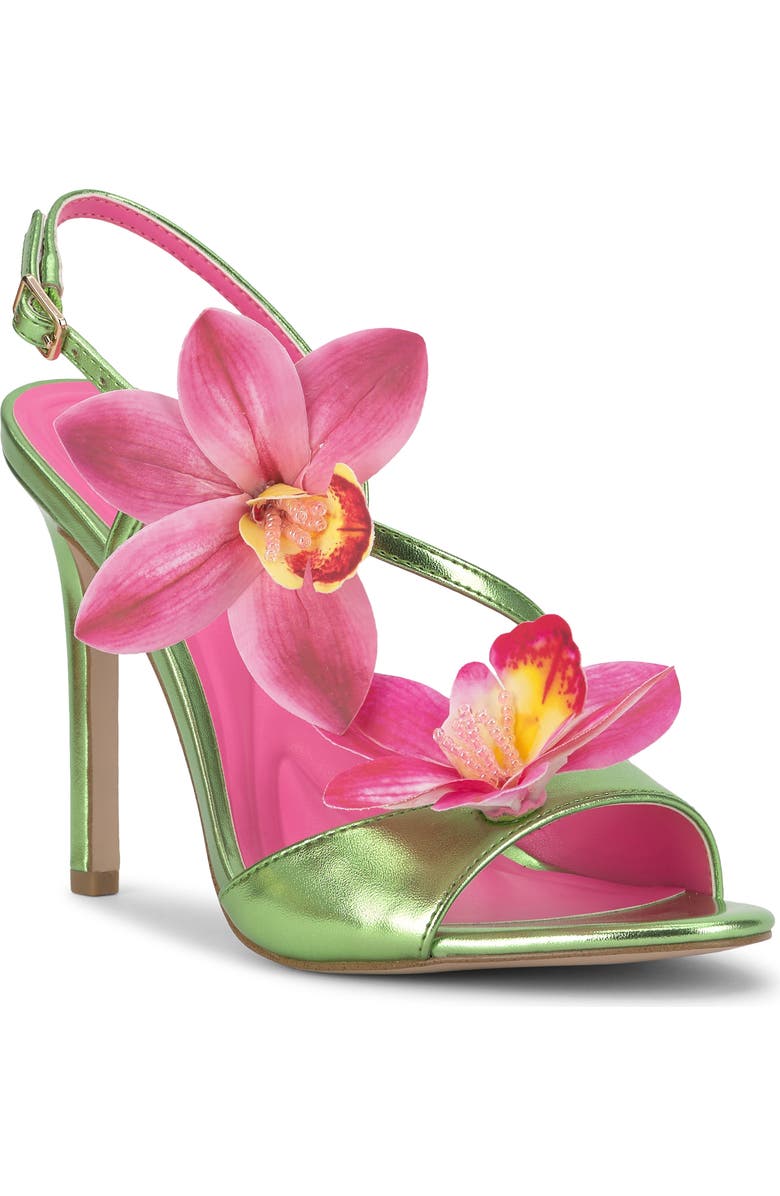 Jessica Simpson Jylia Slingback Sandal, Main, color, Electric Pea