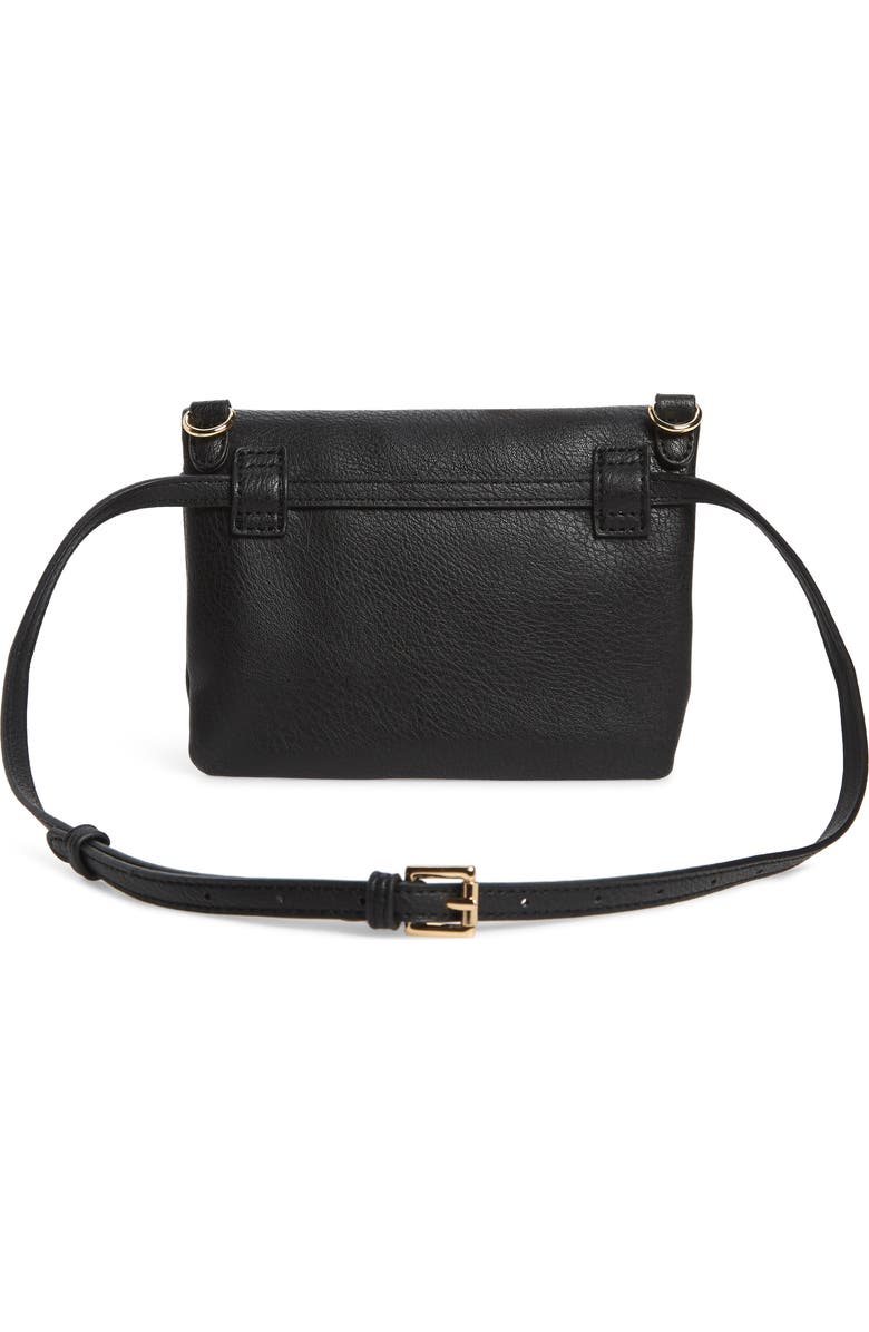 Sole Society Cassie Faux Leather Belt Bag, Alternate, color,