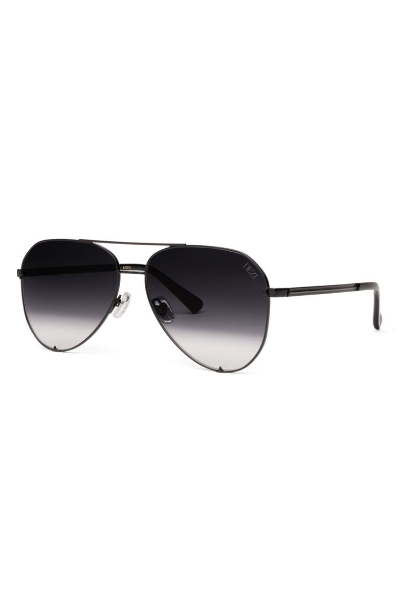 DEZI Blueprint 60mm Aviator Sunglasses, Alternate, color, 