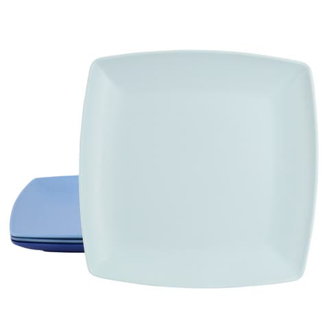 Grayson 4 Piece 10.5 Inch Square Melamine Dinner Plate Set