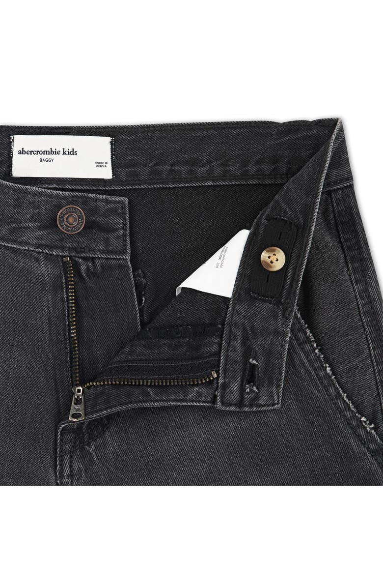 abercrombie kids Kids' Baggy Denim Cargo Pants, Alternate, color, Vibe