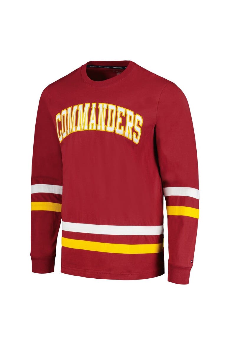 Men's Tommy Hilfiger Burgundy/Gold Washington Commanders Nolan Long Sleeve T-Shirt, Alternate, color, Burgundy