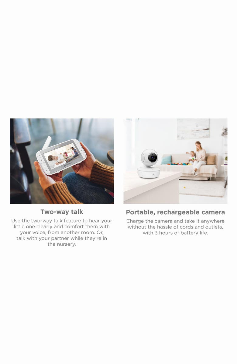 Motorola VM36XL-2 5 Motorized Pan/Tilt Video Baby Monitor Set, Alternate, color, 