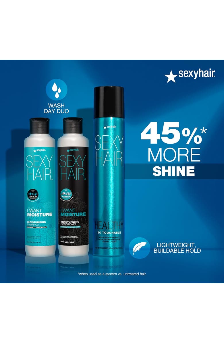 SEXY HAIR SexyHair I Want Moisture Moisturizing Shampoo 33.8 oz, Alternate, color, N/A