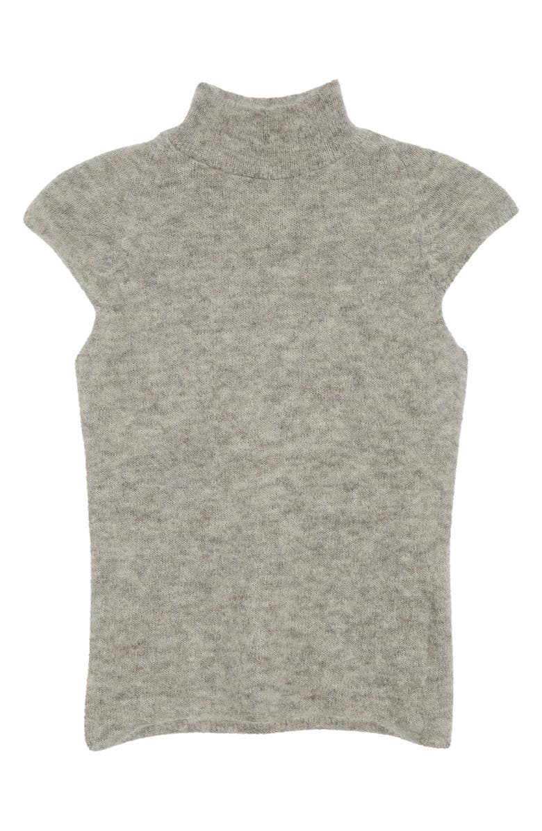 Paloma Wool Husk Mock Neck Cap Sleeve Alpaca Blend Sweater, Alternate, color,
