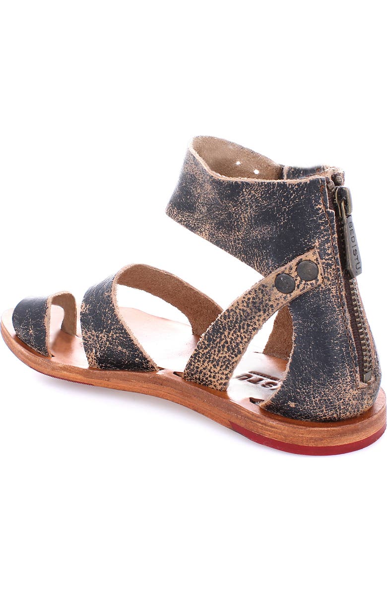 Bed Stu Afrodita Artisan Sandal, Alternate, color, Black Lux