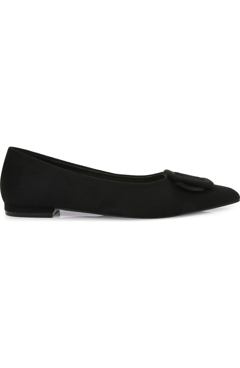 BERNESS Rhianna Pointed Toe Flat Women), Alternate, color, Black
