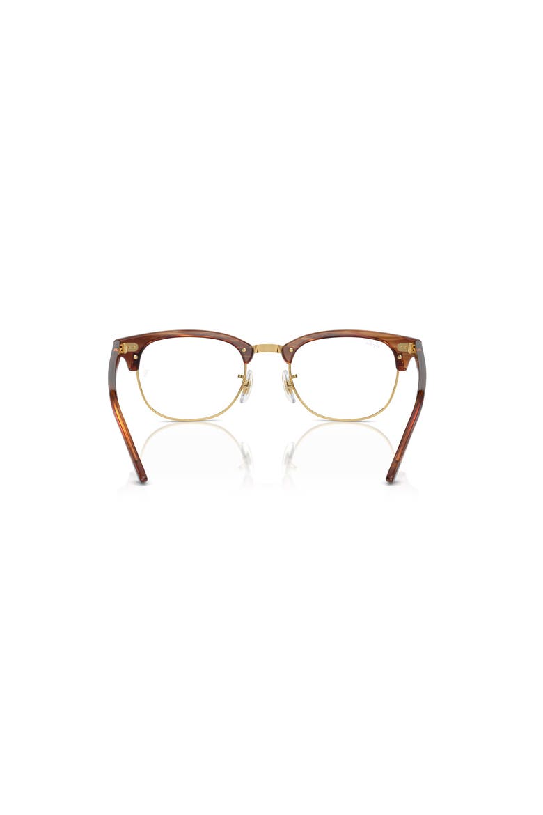 53mm Square optical glasses, Alternate, color, Tortoise