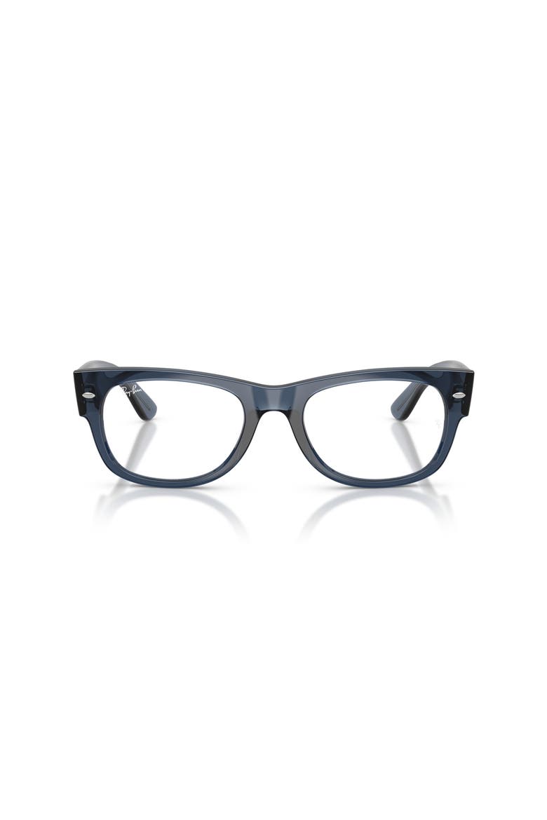 52mm Square optical glasses, Alternate, color, Blue